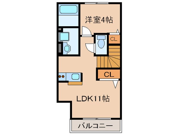 K houseの物件間取画像